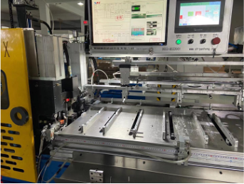 切线打花压铸去毛刺 +预拉检测一体机